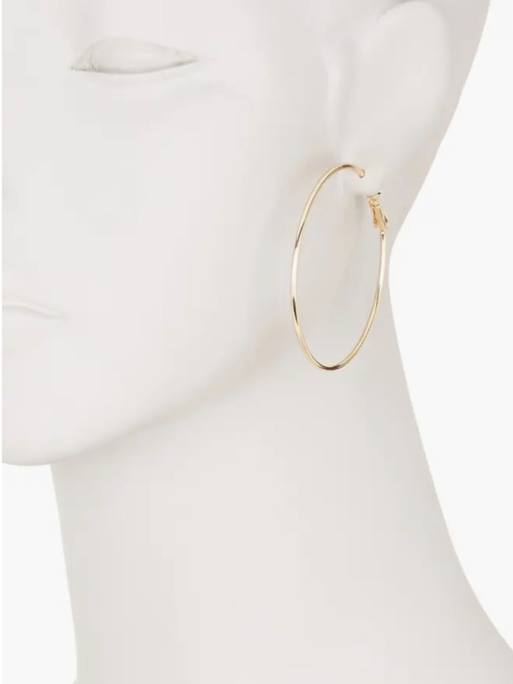 Nordstrom Basic 50mm Hoop Earrings - Picture 2 of 4